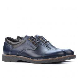 Pánské ležérní boty 848 indigo+káva
