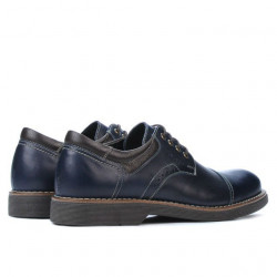 Pánské ležérní boty 848 indigo+káva