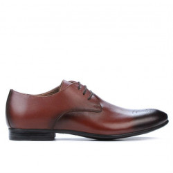 Elegantní pánské boty 828-1 a hnědé