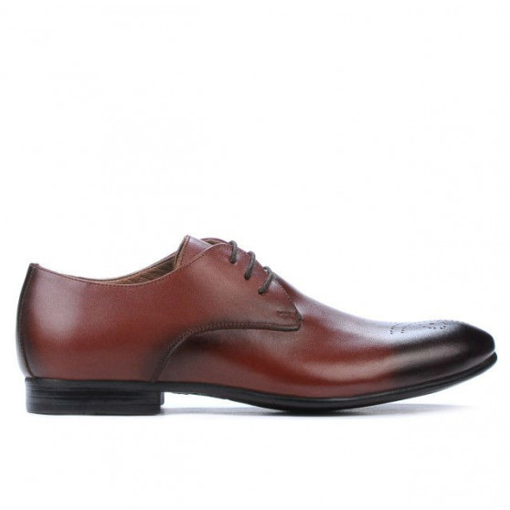 Elegantní pánské boty 828-1 a hnědé