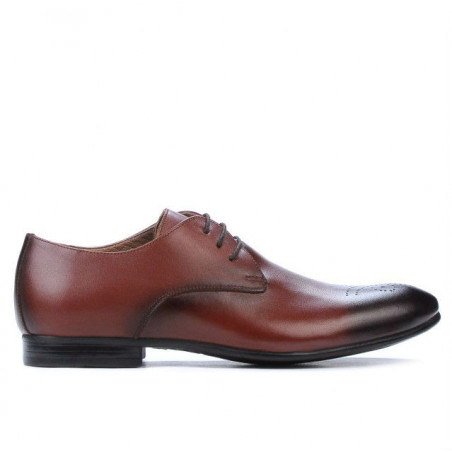 Elegantní pánské boty 828-1 a hnědé