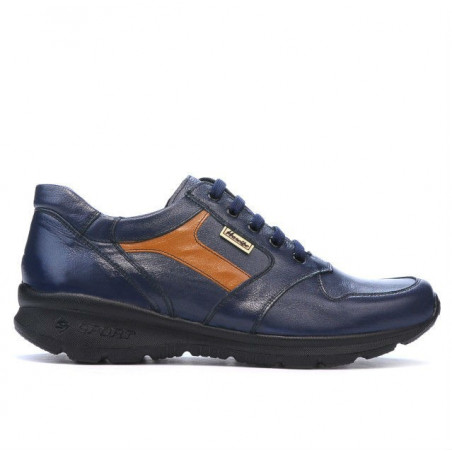 Pánské sportovní boty 827 indigo+hnědá