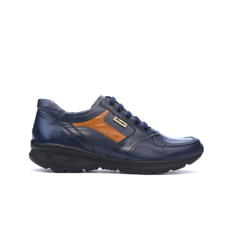 Pánské sportovní boty 827 indigo+hnědá