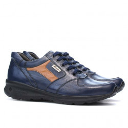 Pánské sportovní boty 827 indigo+hnědá
