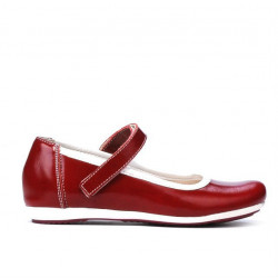 Dětské boty 151 lak bordo