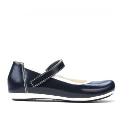 Dětské boty 151 lak indigo