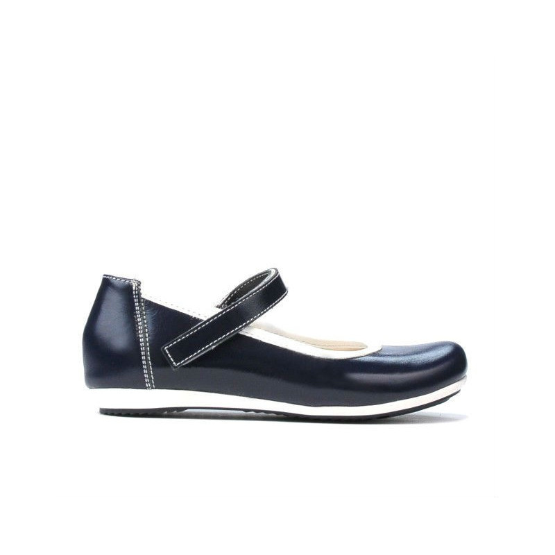 Dětské boty 151 lak indigo