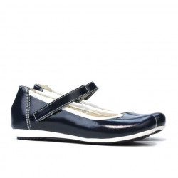 Dětské boty 151 lak indigo