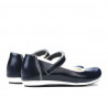 Dětské boty 151 lak indigo