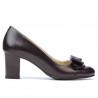 Elegantní dámské boty 1265 bordó