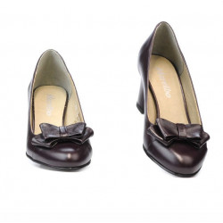 Elegantní dámské boty 1265 bordó