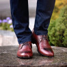 Elegantní pánské boty 828-1 a hnědé