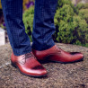 Elegantní pánské boty 828-1 a hnědé
