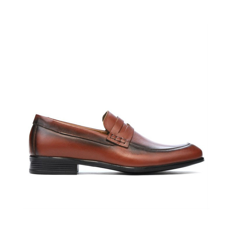 Neformální/elegantní pánské boty 875 v koňaku