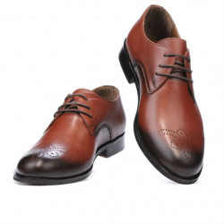 Elegantní pánské boty 878 v koňaku
