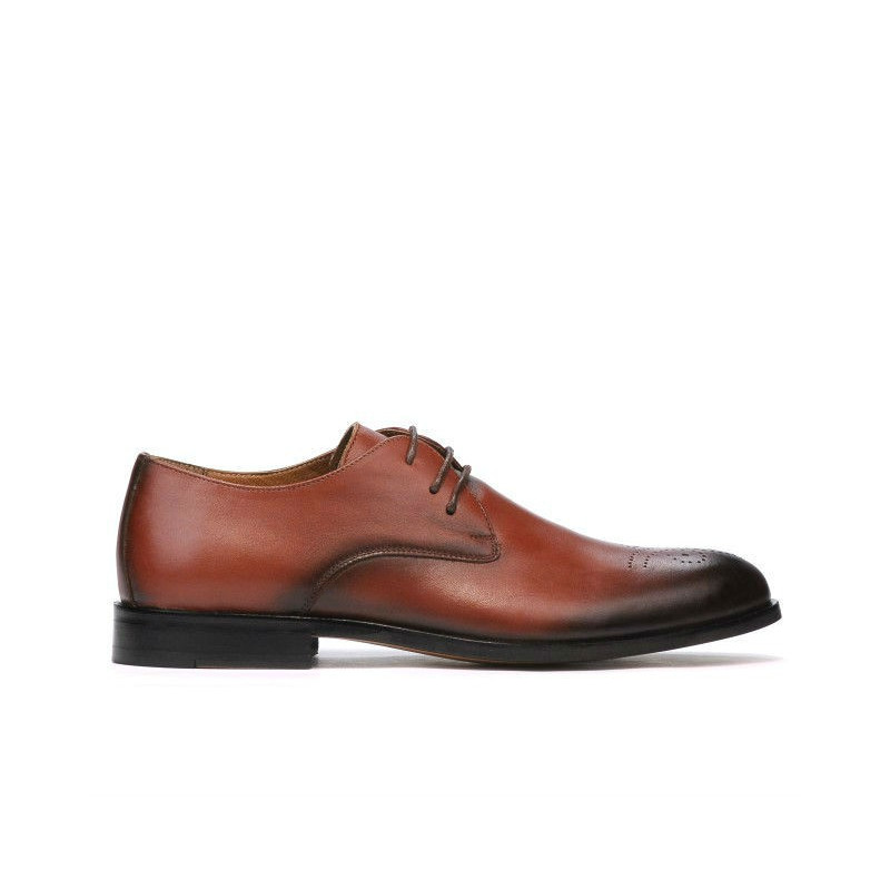 Elegantní pánské boty 878 v koňaku