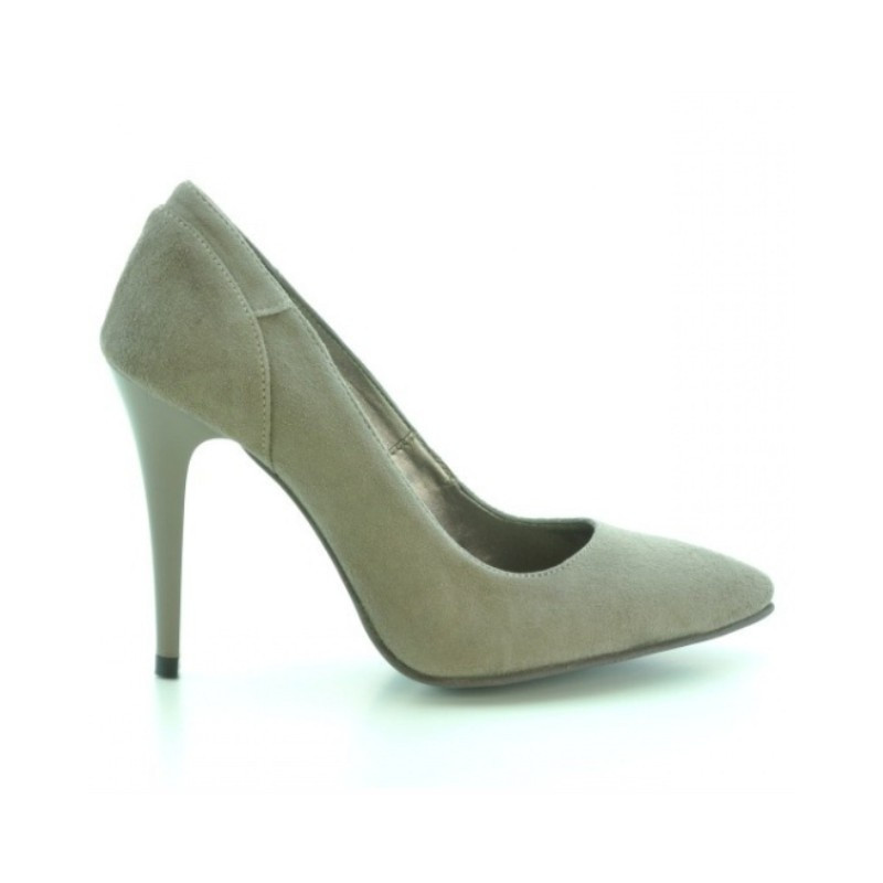 Elegantní dámské boty 1230 cappuccino antilopa