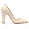 Elegantní dámské boty 1261 béžové