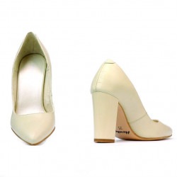 Elegantní dámské boty 1261 béžové
