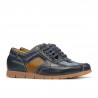 Dětské boty 164 indigo+hnědé