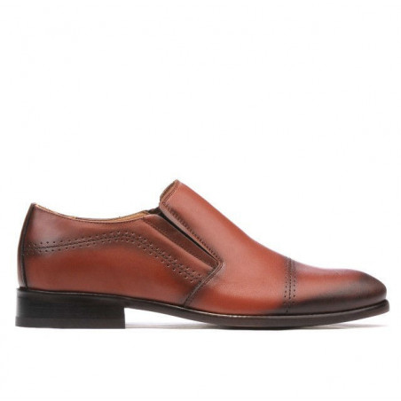Elegantní pánské boty 877m koňak