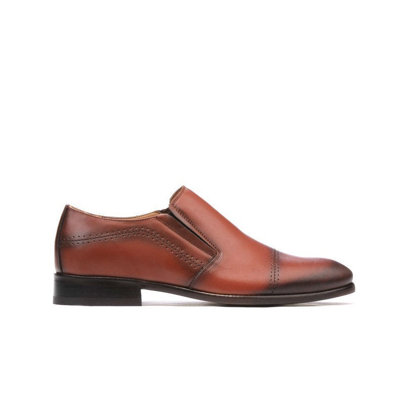Elegantní pánské boty 877m koňak