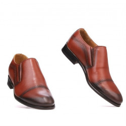 Elegantní pánské boty 877m koňak
