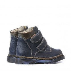 Dětské boty 37-1c indigo + měděná