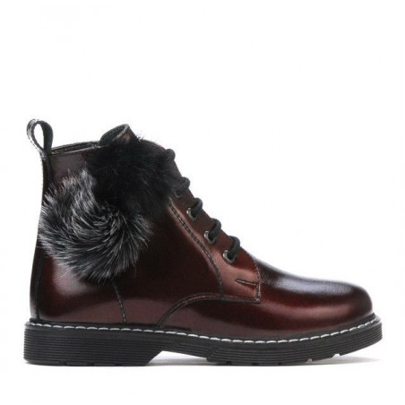 Dětské boty 3010 lak bordo