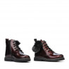 Dětské boty 3010 lak bordo