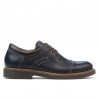 Elegantní boty pro teenagery 372 indigo+kafe