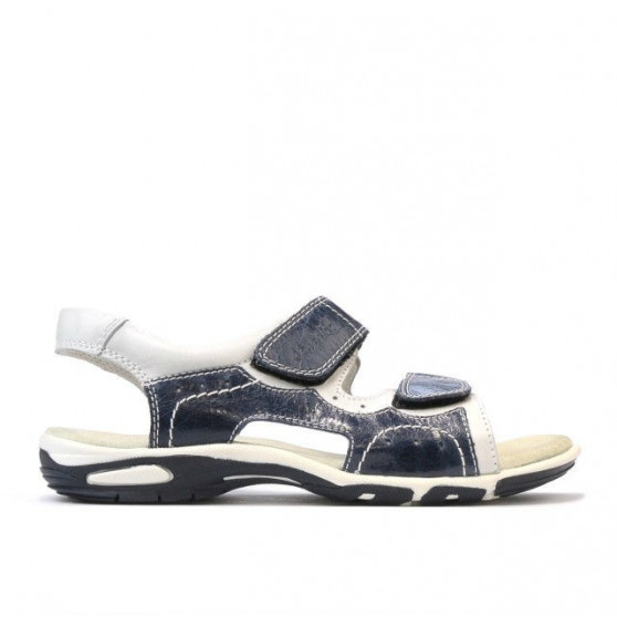 Dětské sandály 322 indigo+bílá