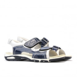 Dětské sandály 322 indigo+bílá