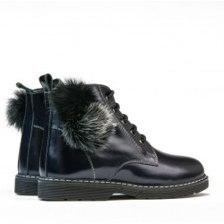 Dětské boty 3010 lak indigo