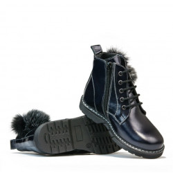 Dětské boty 3010 lak indigo