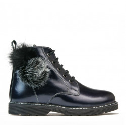 Dětské boty 3010 lak indigo