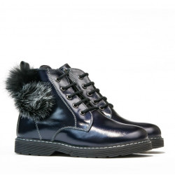 Dětské boty 3010 lak indigo