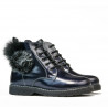 Dětské boty 3010 lak indigo