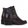 Dámské boty 3319 bordo pastel