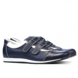 Dámské sportovní boty 194 indigo+bílá