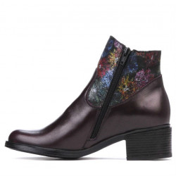 Dámské boty 3319 bordo pastel