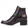 Dámské boty 3319 bordo pastel