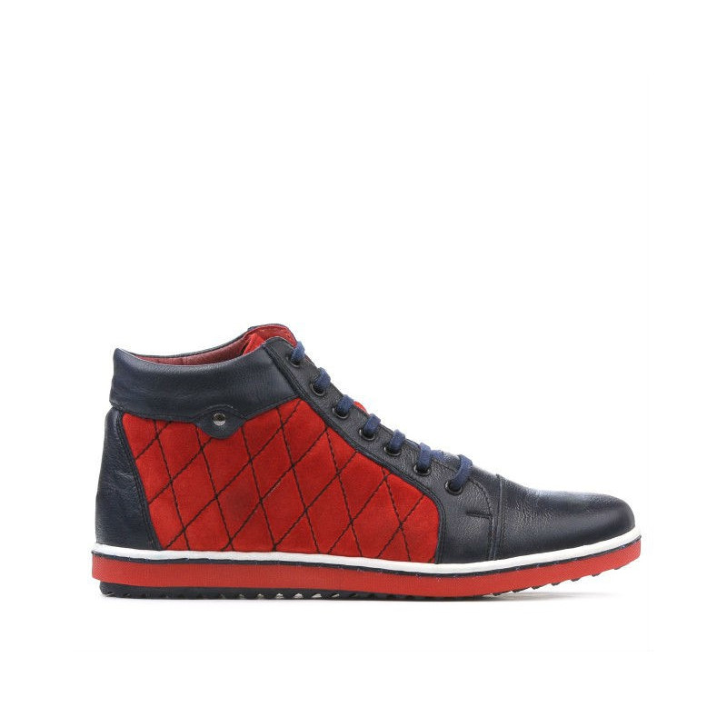 Dámské boty 3283 indigo+červená