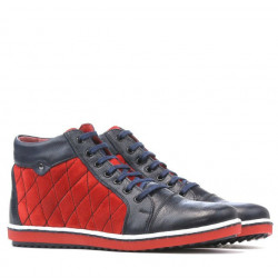 Dámské boty 3283 indigo+červená