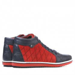 Dámské boty 3283 indigo+červená
