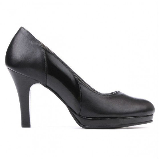 Elegantní dámské boty 1207 černá kombinace