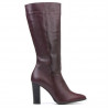 Dámské kozačky 1158-1 bordo