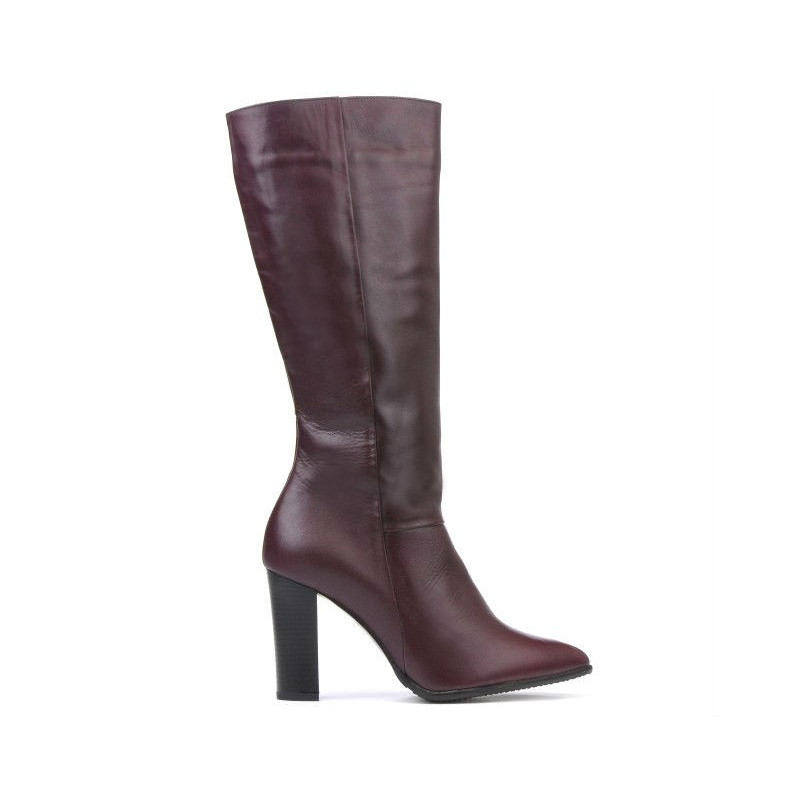 Dámské kozačky 1158-1 bordo