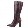 Dámské kozačky 1158-1 bordo