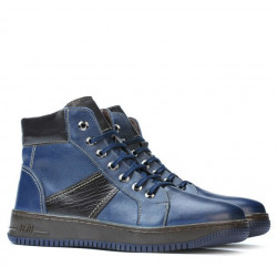 Pánské boty 4107 indigo+tdm